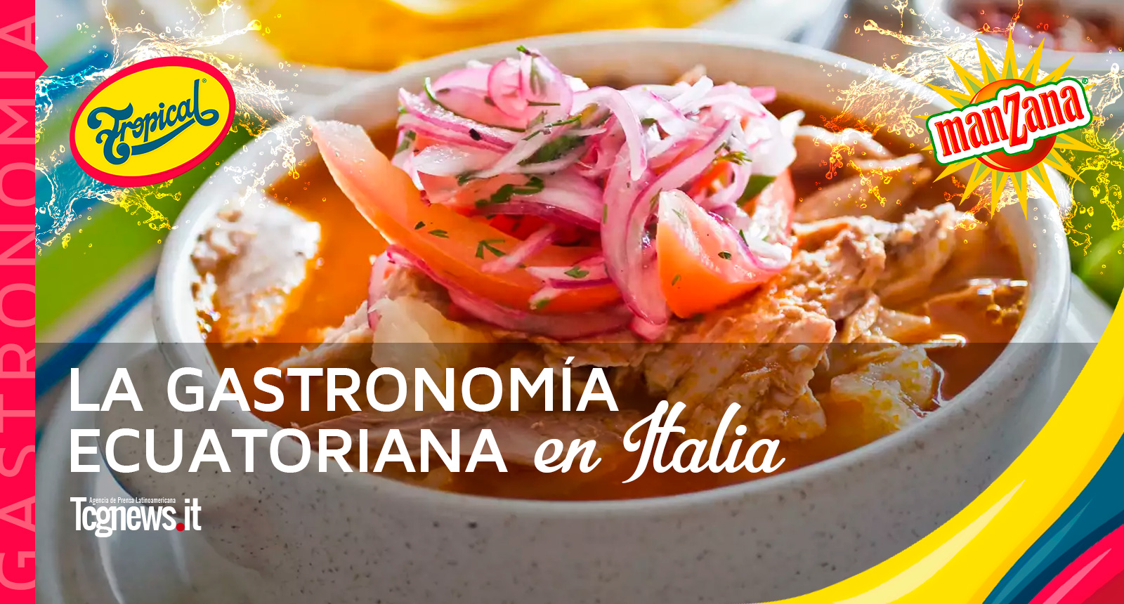 La gastronomía ecuatoriana en Italia