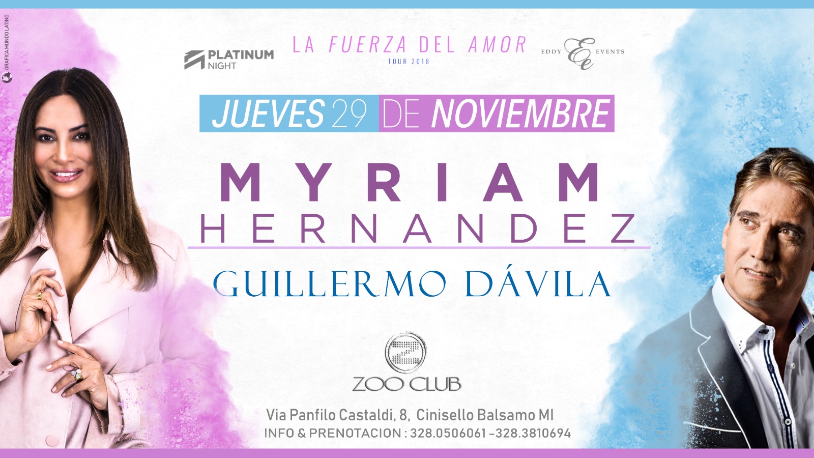 Myriam Hernández y Guillermo Dávila juntos en concierto