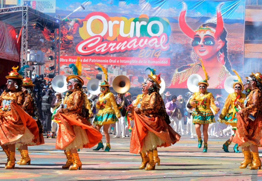 Bolivia anuncia lanzamiento de Carnaval de Oruro 2019 en feria en Londres