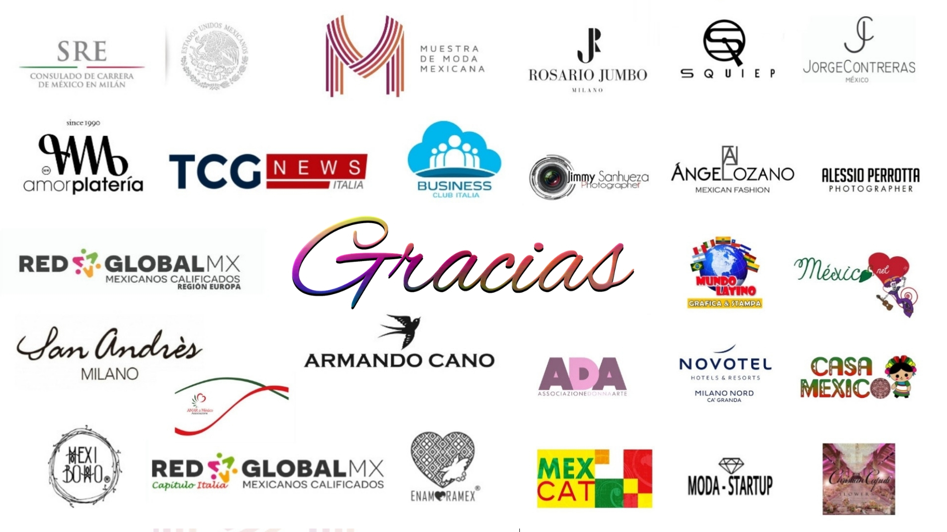 Agradecimiento a los participantes, sponsors y colaboradores de la MMLM2018