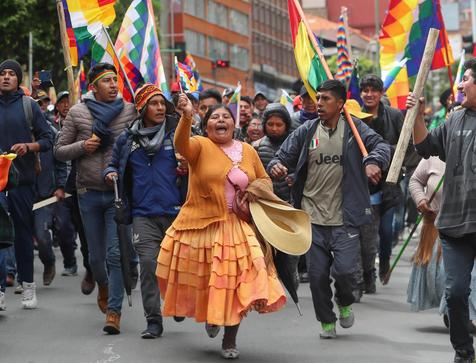 Bolivia marcha pro Evo y emisario ONU