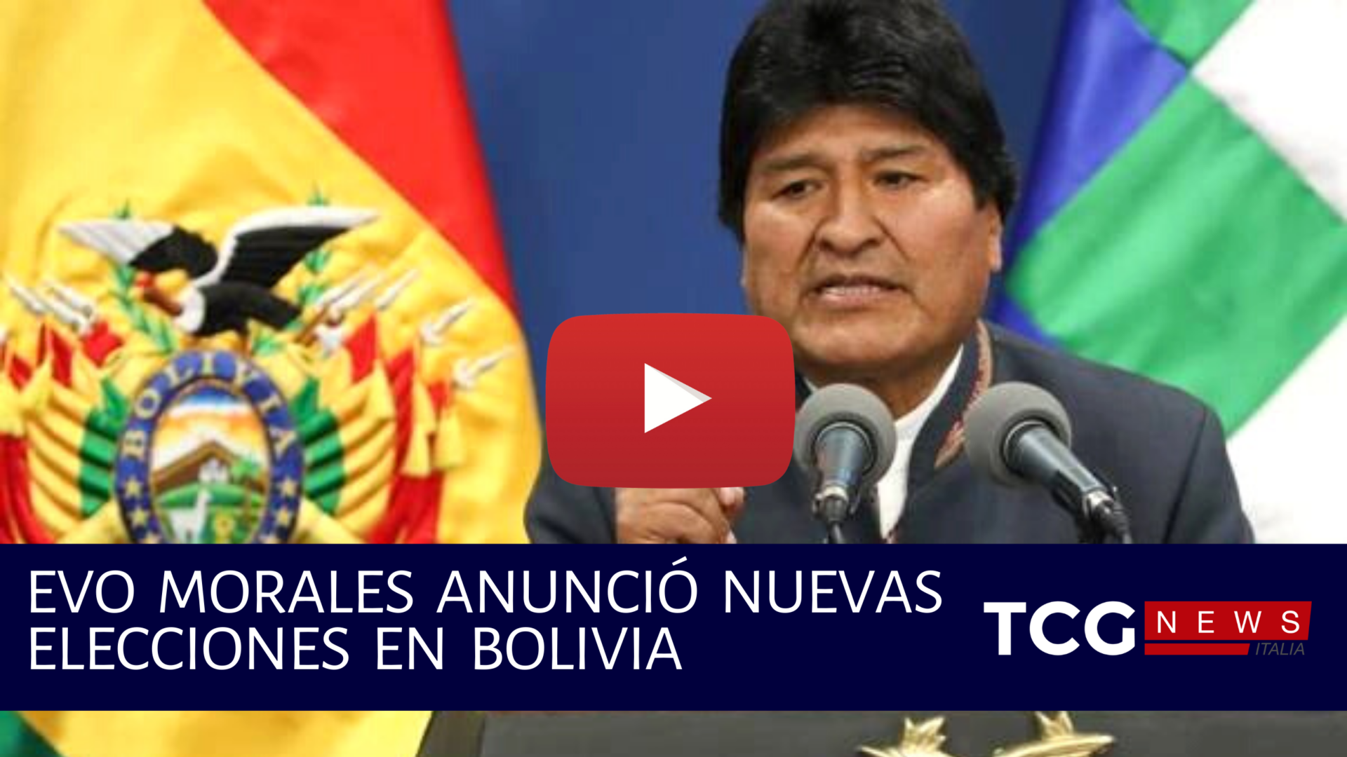 Evo Morales Anunció nuevas elecciones en Bolivia