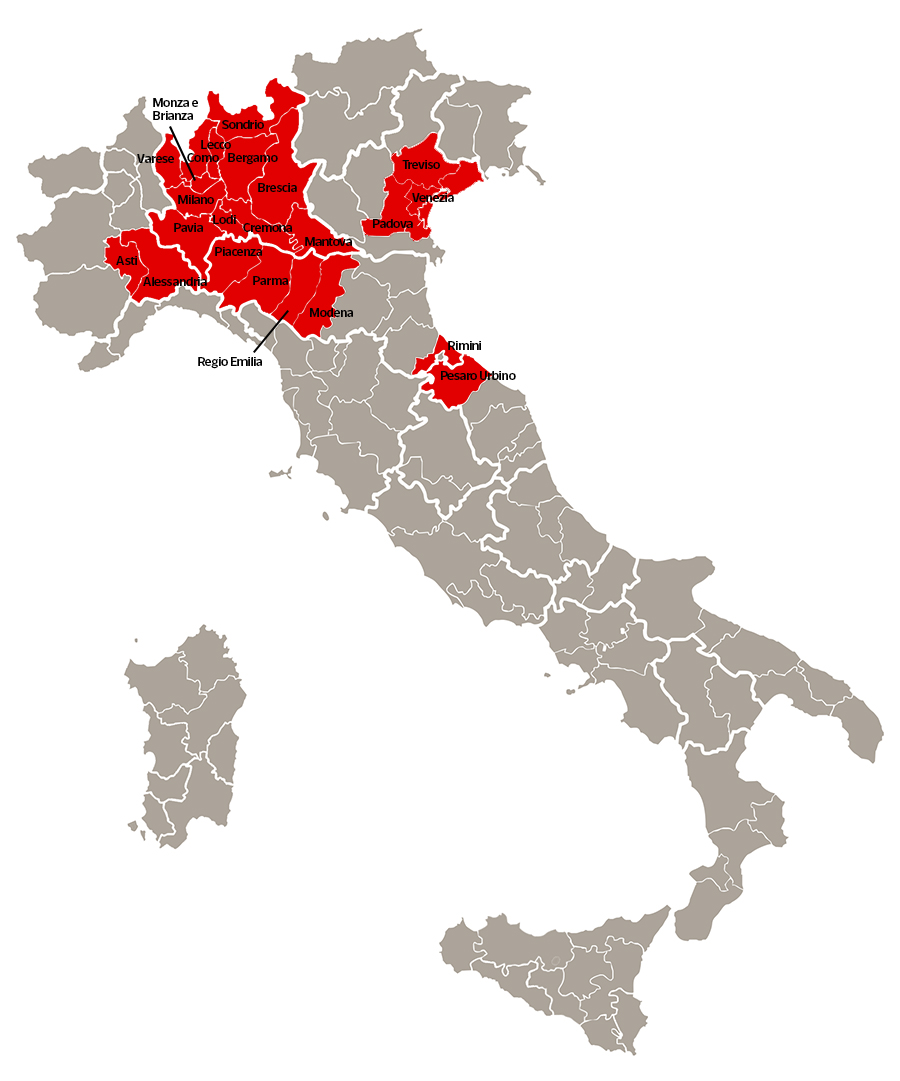 Tutta la Lombardia diventa “zona rossa”: non si potrà né entrare né uscire