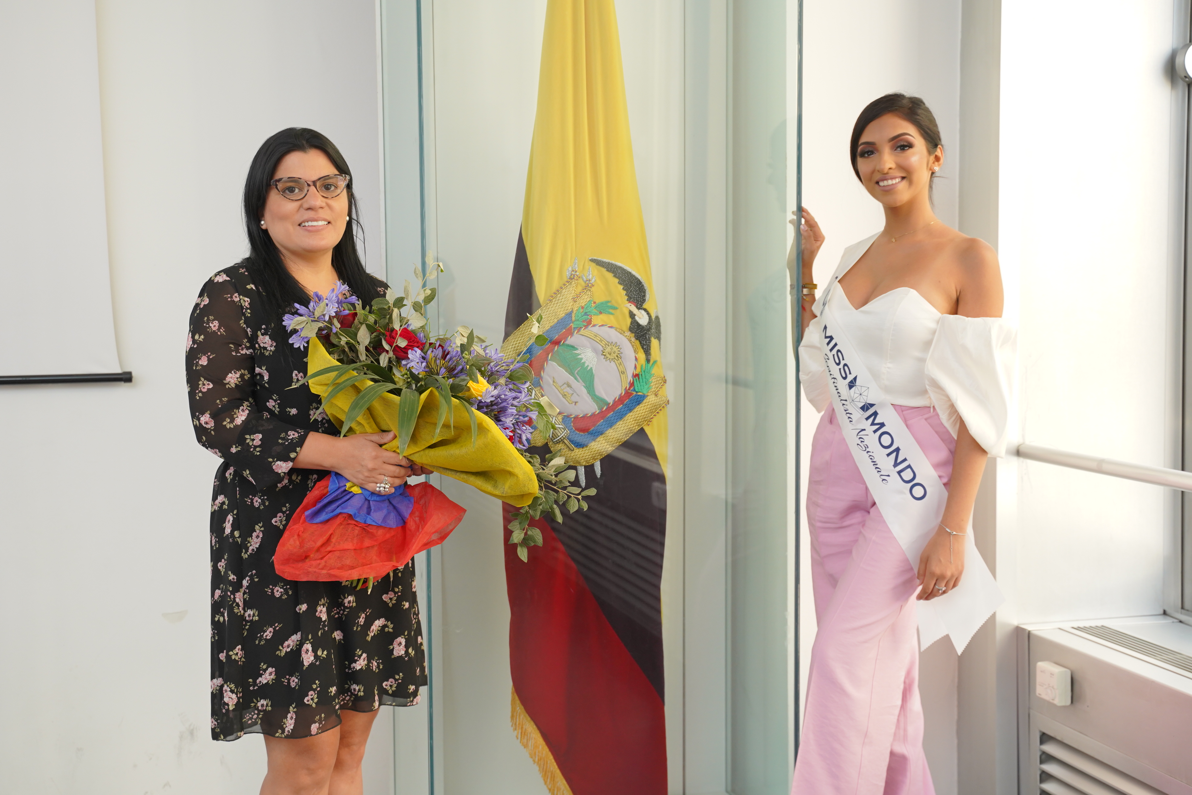 Maria Luisa Piras realizó una visita oficial al Consulado General del Ecuador en Milán