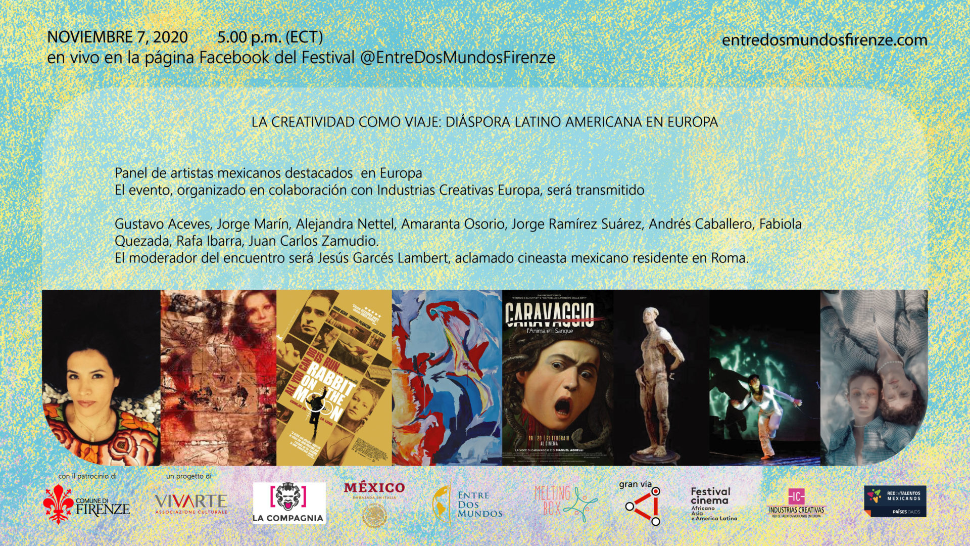Panel on-line de artistas mexicanos destacados en Europa