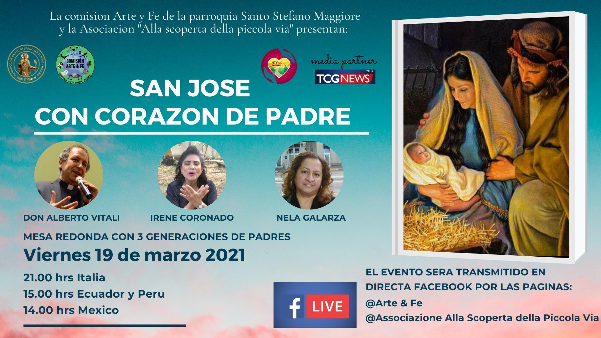 Evento Online: San José con corazón de padre