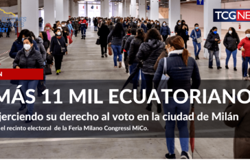 Más de 11 mil ecuatorianos votaron en Milán