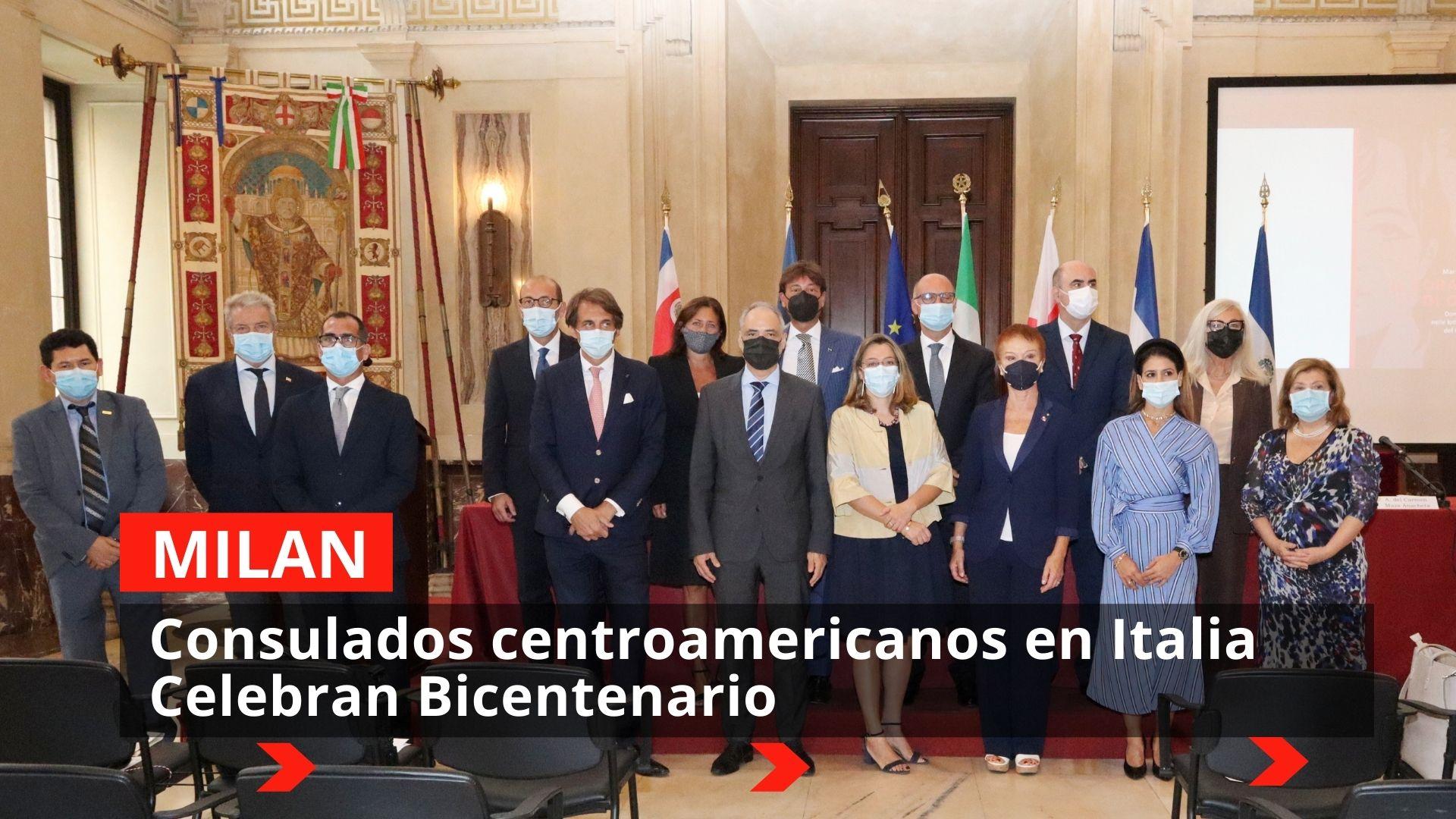 Consulados centroamericanos en Italia celebran Bicentenario