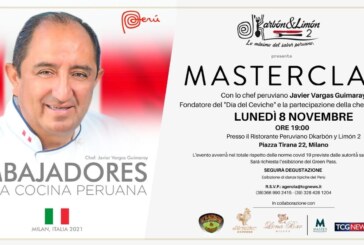 Masterclass Con lo chef peruviano Javier Vargas Guimaray