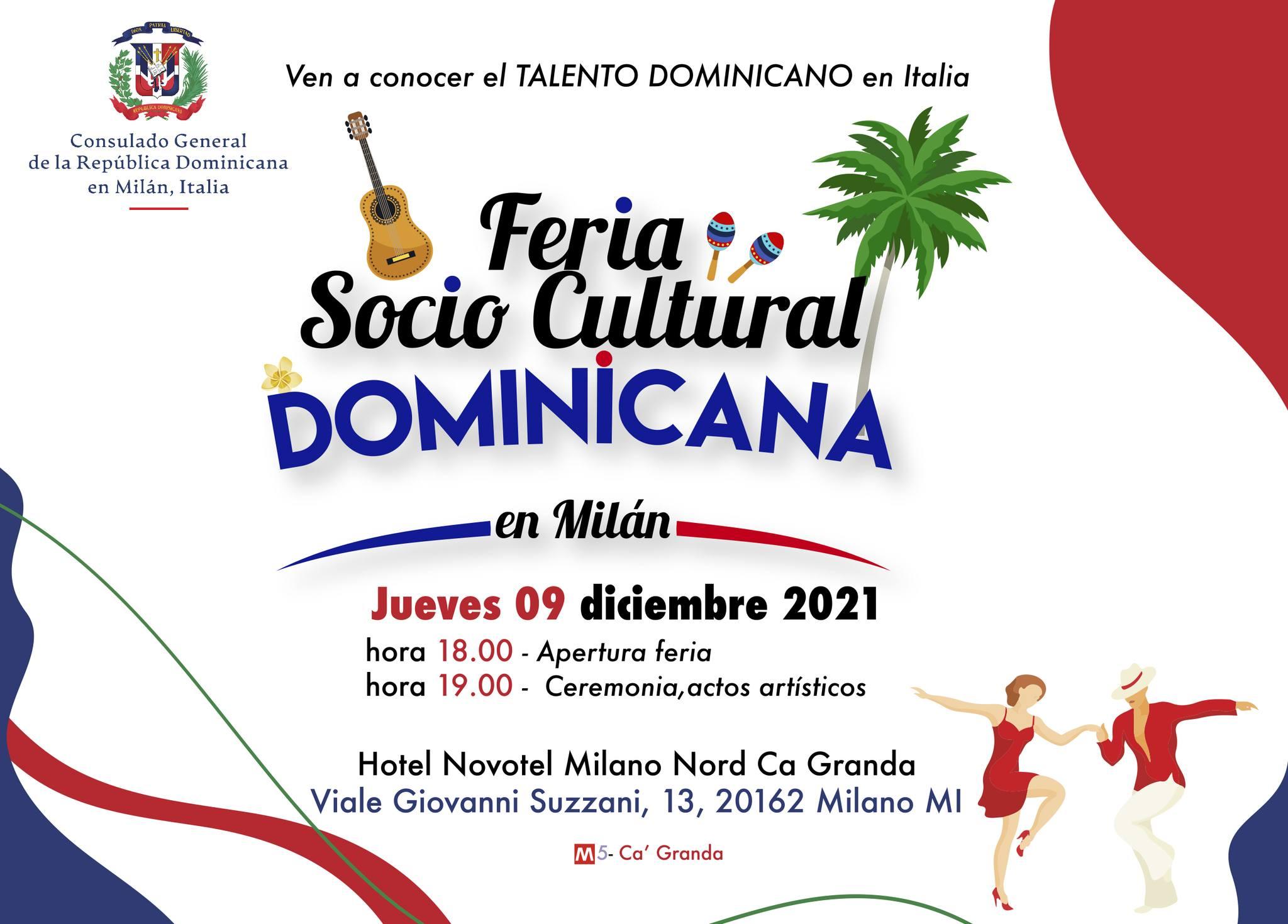 Primera “Feria Socio Cultural Dominicana en Italia