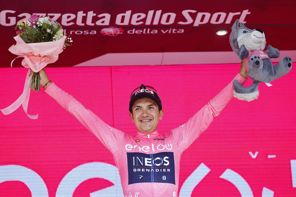 GIRO D’ITALIA 2022, RICHARD CARAPAZ: “LA MAGLIA ROSA DA FIDUCIA. DOMANI GIORNATA DECISIVA”