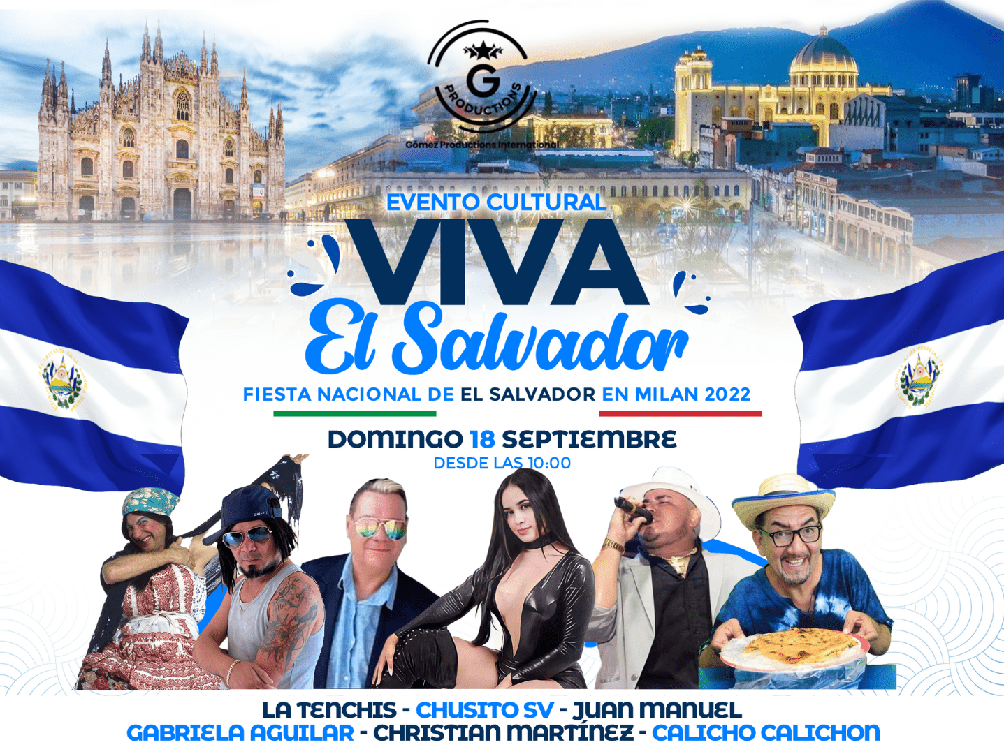 “Viva El Salvador”, festa della comunità salvadoregna a Milano
