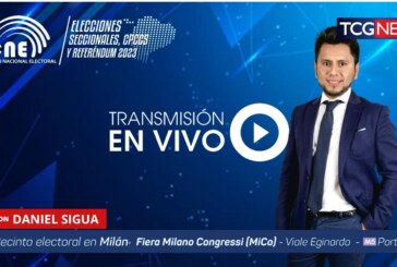 Daniel Sigua desde Milán realizará la cobertura de las elecciones Ecuador 2023