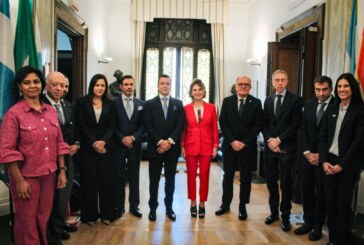 El Presidente Electo de Ecuador, Daniel Noboa Azín, Visita la Sede de la Organización IILA
