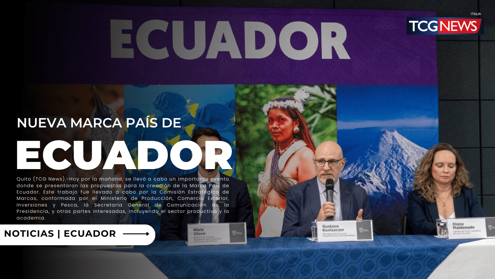 Presentación de Propuestas para la Nueva Marca País de Ecuador